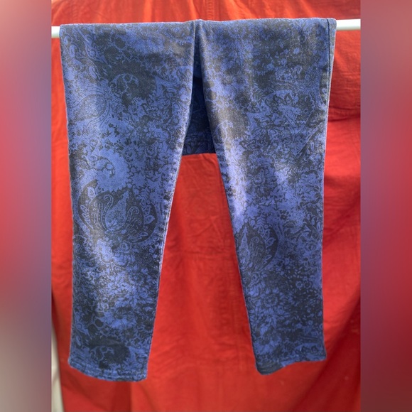 🍁364-You Are Perfect ❤️ Gloria Vanderbilt Paisley Denim - Picture 5 of 12